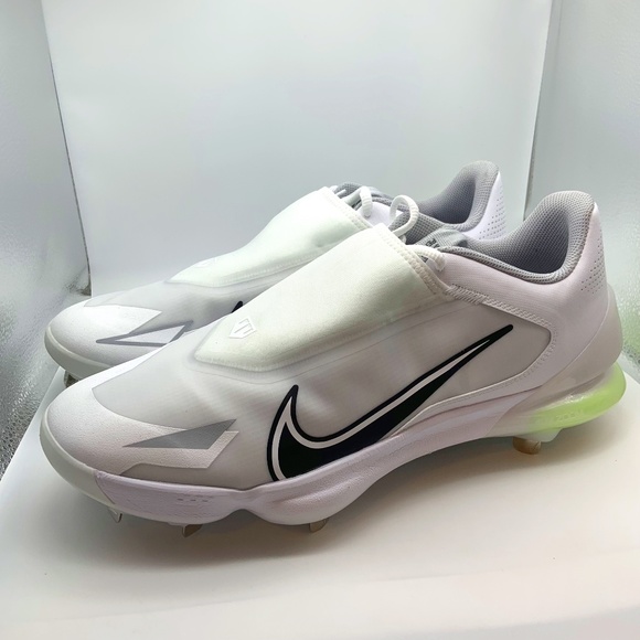 Nike Force Zoom Trout 8 Pro Metal Baseball Cleats Gray/White/Green Size 14 - Picture 1 of 15